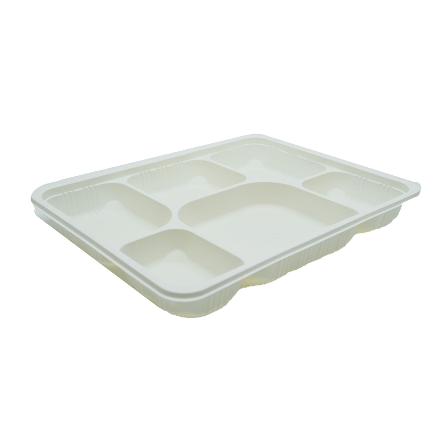 Verka Greenline 6 Compartment Trays, 75 Units