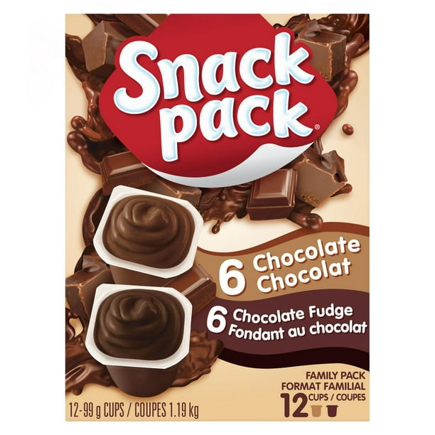 Pouding amateurs de chocolat de Snack Pack® au format familial