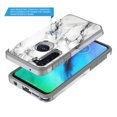 thumbnail image 5 of Moto G Stylus 2020 Case (NOT FOR 2021 VERSION), Moto G Pro Case, KAESAR Hybrid Shockproof Hard Cover Graphic Fashion Cute Colorful Silicone Skin Cover Armor Case for Moto G Stylus/G Pro (White Marble), 5 of 5