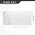thumbnail image 2 of Uxcell 10pcs Peel and Stick Wall Panels 23.6" x 11.8" Skin Feel Brick Wallpapers (19.4 Sq. Ft. / 1.8 Sq.m. Coverage) Marble Tiles Adhesive Backsplash, White Grey, 2 of 6