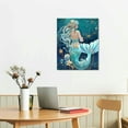 thumbnail image 2 of ARISTURING Mermaid Bathroom Wall Art Mermaid Pictures Bathroom Wall Decor Bathroom Canvas Prints Painting Ocean Bathroom Decorations  Artwork for Bathroom Bedroom, 2 of 4