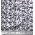 thumbnail image 1 of Soimoi Poly Georgette Fabric Floral Shirting Printed Fabric 1 Yard 52 Inch Wide, 1 of 3
