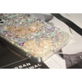 thumbnail image 4 of case for iPhone 13 Pro Max Bling Glitter Case,Luxury Bling Diamond Rhinestone Gemstone 3D Butterfly and Rose Flower Gemstone Soft TPU Back Cover Case for Women Girls with iPhone 13 Pro Max 6.7", 4 of 12