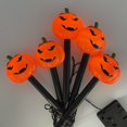 thumbnail image 1 of Paquete de 5 estacas de jardín Jack-O-Lantern luces solares para jardín lámparas solares Jack-O-Lantern, 1 of 2