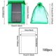 thumbnail image 3 of 100 bolsas de organza verde para el Día de San Patricio, bolsas de joyería de 5 x 7 pulgadas, bolsas de regalo, bolsas transparentes con cordón, bolsas de regalo para recuerdos de fiesta o boda., 3 of 5