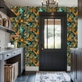 thumbnail image 6 of Boho Peel and Stick Wallpaper Magical Forest Landscape Glowing Fungi Butterflies Soft Light Wall Mural 17.7in x 9.8ft Self Adhesive Removable Wall Paper Renter Friendly Wallpaper for Nursery Bedroom, 6 of 8