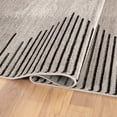thumbnail image 4 of World Rug Gallery Area Rug Bohemian Stripe Jute Rug Carpets for Living Room Rugs for Sale - CREAM 6'6"x6'6", 4 of 8