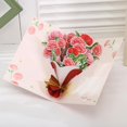 thumbnail image 4 of Tarjeta del Día de la Madre Tarjeta de Felicitación 3D Adorno Decoración Novedad Claveles Ramo de Flores Tarjeta para el Aniversario de la, 4 of 8