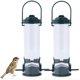 thumbnail image 1 of Comedero para pájaros al aire libre, comedero para pájaros, comedero para pájaros colgante con tapa, comederos de semillas impermeables para pájaros salvajes O, 1 of 4