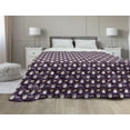 thumbnail image 1 of Crown Down Alternative Comforter, Cartoon Style Queen Mermaids Along Lengthy Hair Fish Tail and Shell on Back, Microfiber Quilt for All Season, 5 Sizes, Pale Pink Multicolor, by Ambesonne, 1 of 3