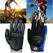 Cycling Mountain Bicycle Full Finger Biking Gel Pad Outdoor Sports Gloves