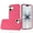Hotpink, variant on For iPhone 17 Classy Slick Chromed Around Hybrid Case Cover - Red