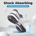 thumbnail image 5 of FitVille Wide Golf Shoes for Men Waterproof Professional Spiked Golfers Training Sneakers with Arch Support, 5 of 7