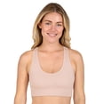 thumbnail image 4 of Fruit of the Loom Women's Seamless Racerback Longline Bra, 2-Pack, Sizes XS-4XL, 4 of 8