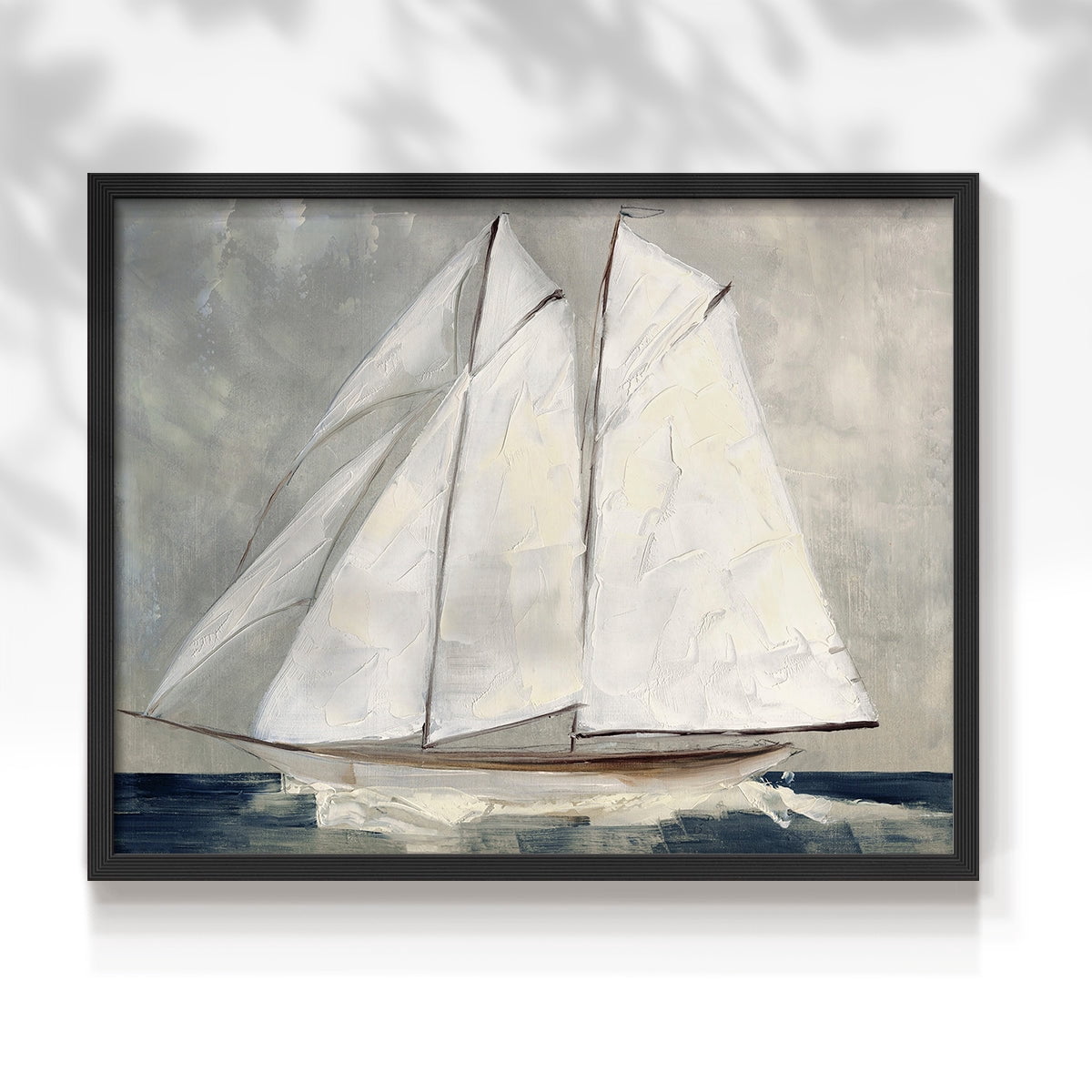 Setting Sail by Sally Swatland - Restickable Framed Giclée Print