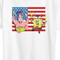 thumbnail image 3 of SpongeBob SquarePants - Patrick Sparkers Flag - Women's Short Sleeve Graphic T-Shirt, 3 of 6