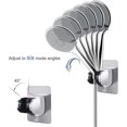 thumbnail image 1 of Soporte de ducha, soporte de cabeza de ducha desmontable de montaje en la pared autoadhesivo Simgott con ángulo ajustable, impermeable, resistente, montado en la pared para Bathro Feliz Sencillez, 1 of 3