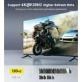 thumbnail image 3 of HDMI Switch 4K 120Hz,  8K HDMI 2.1 Switch Splitter 2 in 1 Out/1 in 2 Out, Aluminum Alloy Bi-Directional Switcher Support Ultra HD 8K@60Hz 4K@144Hz High Speed 48Gbps for PS4, PS5, Xbox Series X, 3 of 7