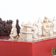thumbnail image 3 of Retro Terracotta Chess Set for Kids Adults Classic Family Chess Board Zulema guerreros de terracota ajedrez, 3 of 8