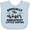 AE-Light Blue, variant on Inktastic Officially the World's Greatest Little Sister Girls Baby Bib