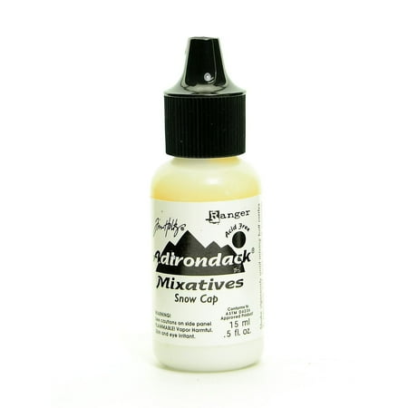 UPC: 0804551975127 | Ranger Tim Holtz Adirondack Alcohol Inks Snow Cap Mixatives 0.5 Oz. Bottle [Pack Of 3]