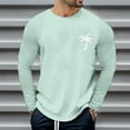 thumbnail image 2 of Gubotare Shirts for Men Workout Men's Shirts Long Sleeve Workout T Shirts Athletic Fishing Tee (Mint Green,XL), 2 of 5