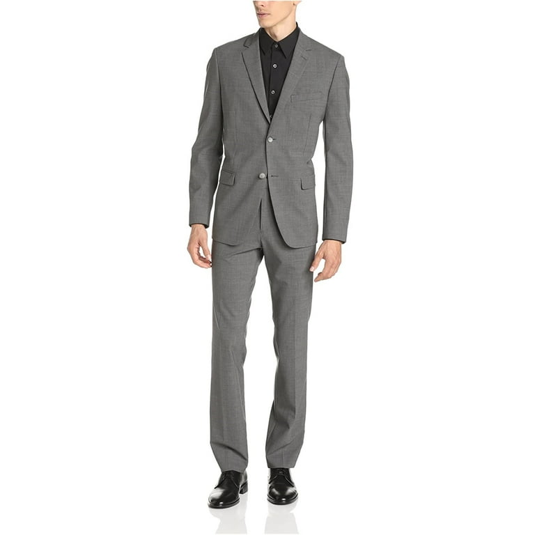 ジャケット・アウター theory gray tailored jacket blazer M Theory Mens Heathered Ponte Sports Two Button Blazer Jacket