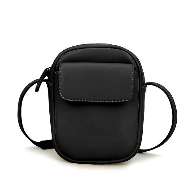 Bolso vertical para teléfono móvil de Pu Bolso pequeño diagonal simple de moda Bolso pequeño de cuero suave