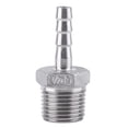 thumbnail image 2 of Hose Tail Connector,Stainless Steel 304 Male Hose Tail Adaptor Barb Adapter Exceptional Craftsmanship, 2 of 3