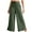 Army Green, variant on WCMZJ Women's Wide Leg Pants UPF 50+ Swim Beach Pants Lightweight Travel Pants Quick Dry Sun Protective Casaul Side Split Drawstring Trouser with Pockets Orange M