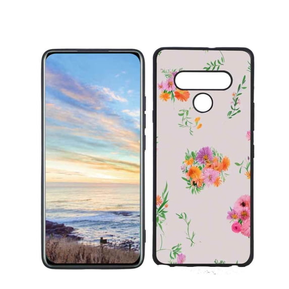 Compatible with LG Stylo 6 Phone Case, Flowers-15 Case Men Women, Flexible Silicone Shockproof Case for LG Stylo 6
