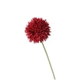 thumbnail image 2 of HonestMatter Faux Dandelion Flowers, Round Spherical Artificial Floral for Vase, Realistic Silk Home Decor for Living Room Table Centerpieces, Red, 1 Piece, 2 of 7