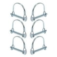 thumbnail image 4 of 6pcs Wire Lock Pin Heavy Duty Safety Lock Pins Square Spring Loaded Locking Pins For Trailer Hitch Lock Hitch Pin For Farm Equipment, 4 of 9