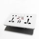 thumbnail image 3 of White Universal 5 Hole Wall Power Socket Led Indicator, 3 of 5