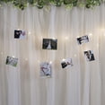 thumbnail image 3 of Mainstays Battery-Operated Indoor 20-Count LED Mini Photo Clip String Lights with Built-In Timer, Clear, 3 of 7