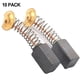 thumbnail image 1 of Replacement Motor Carbon Brushes 10 Pack Low Sparking Suitable for Cut off Saws, 1 of 9