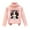 Pink, variant on WOYY Infant Girls Fleece Turtleneck T-Shirt Cartoon Cat Graphic Long Sleeve T Shirt