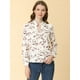 thumbnail image 2 of INSPIRE CHIC Blusa De Manga Larga Con Cuello En V Y Estampado Floral Para Mujer Beige M, 2 of 6