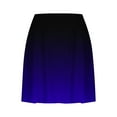 thumbnail image 5 of Lcziwo Skirts for Women A Line Lightweight Stretchy Gradient Skorts Athletic Workout Yoga Running Skirts Casual Dressy Summer 2025 Skorts with Liner Dark Blue,S, 5 of 5