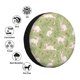 thumbnail image 4 of Balery Cute Rabbit And Flower Cubiertas para Neumáticos - Protector Resistente para Neumáticos de Camioneta, SUV, Remolque, Camper y RV-14 inch, 4 of 6