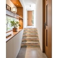 thumbnail image 1 of FLFK Decorative Stair Riser Decals, Self-Adhesive Peel and Stick, 39.9 x 7.08 inches, Geometric Pattern, Multicolor, Set of 5, 1 of 6