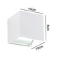 thumbnail image 5 of Lámpara de pared para exterior de carcasa blanca resistente al agua con atenuación modelo 12W (con interruptor de sensor) - luz cálida Xemadio 2035764-3, 5 of 9