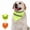 A, variant on High Visibility Reflective Dog Triangle Scarf - Adjustable Pet Bandana for Nighttime Safety and Style