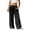 Black, variant on Wide Leg Linen Pants for Women Elastic Waist Cotton Blend Casual Trousers with Pockets Loose Flowy Summer Beach Work Vacation Outfit High Waist 2026, Green, S