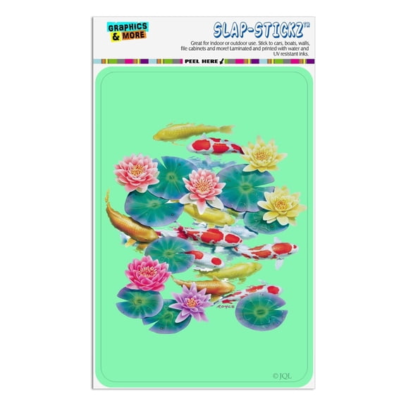 Koi Fish Pond Water Dance Home Business Office Sign