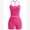 Pink, variant on Women 2 Piece Workout Sets, Adjustable Strap Padded Tank Top and Squat Proof Seamless High Waisted Biker Shorts Gym Yoga Matching Outfit 4-5 Years Pink