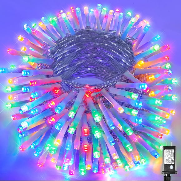 Cadena de luces Vivideal, 33 m, multicolor, impermeable, 8 modos
