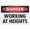 Warning Sign 3, variant on Danger High Voltage Keep Out Symbol Reflective Aluminum Metal Signage - 8"x12", With Symbol, Weatherproof - Electrical Room, Factory, Power Station