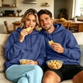 thumbnail image 5 of Trendfront Womens Snack Pocket Hoodies Long Sleeve Kangaroo Pocket Funny Food Design Casual Cozy Fall Pullover Sweatshirts, 5 of 7