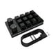 thumbnail image 2 of Mini teclado mecánico programable de 12 teclas Luces RGB negro perfke, 2 of 5